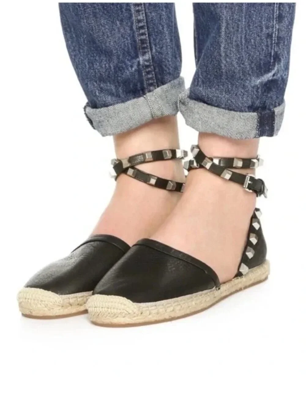 Rebecca Minkoff Studded Espadrille Flat